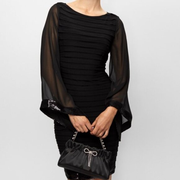 Adrianna Papell Black Dress - Picture 4 of 5